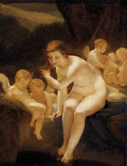 Pierre-Paul Prud hon Venus Bathing oil painting picture
